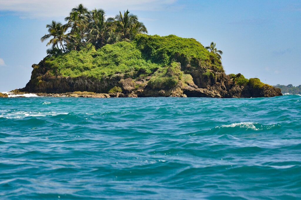 panama, small island, sea, island, caribbean, nature, bocas del toro