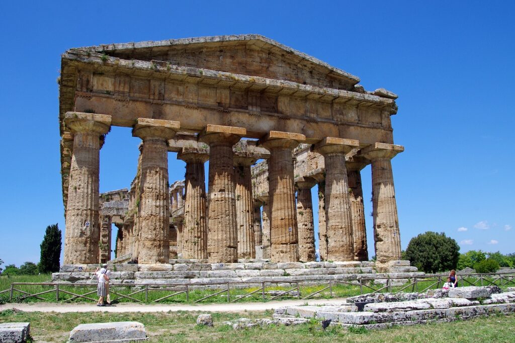 paestum, salerno, italy, temple of neptune, magna grecia, ancient temple, greek temple, doric style, archaeology, paestum, paestum, paestum, paestum, paestum, salerno, salerno, salerno, salerno, greek temple