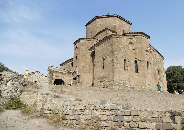 georgia, mtskheta, church, caucasus, unesco, christianity, tourism, historical, cathedral, orthodox, unesco world heritage, world heritage, chapel, tower
